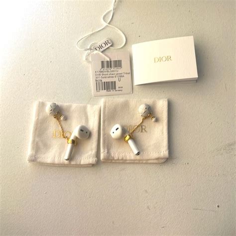 dior airpod earrings|Dior Tribales Earrings.